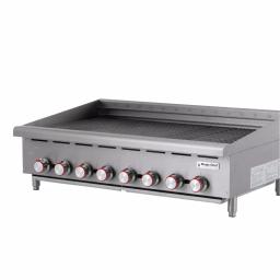 Magic Chef 48 in. Commercial Countertop Radiant Char Broiler, Stainless Steel thumbnail 8