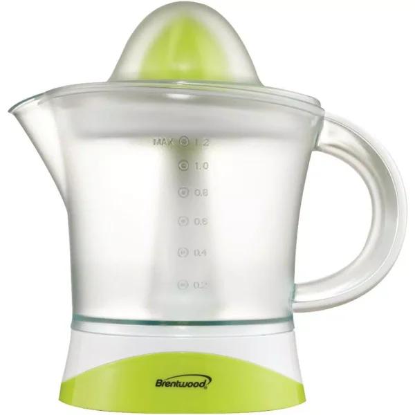 Brentwood 40 oz. Electric Citrus Juicer, Green Modern Style