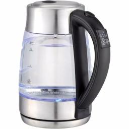 Frigidaire 7.2-Cup Silver Glass Electric Kettle with Digital Temperature Control thumbnail 5