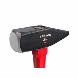 TEKTON 3 lb. Cross Peen Hammer with Fiberglass and Rubber Grip thumbnail 6