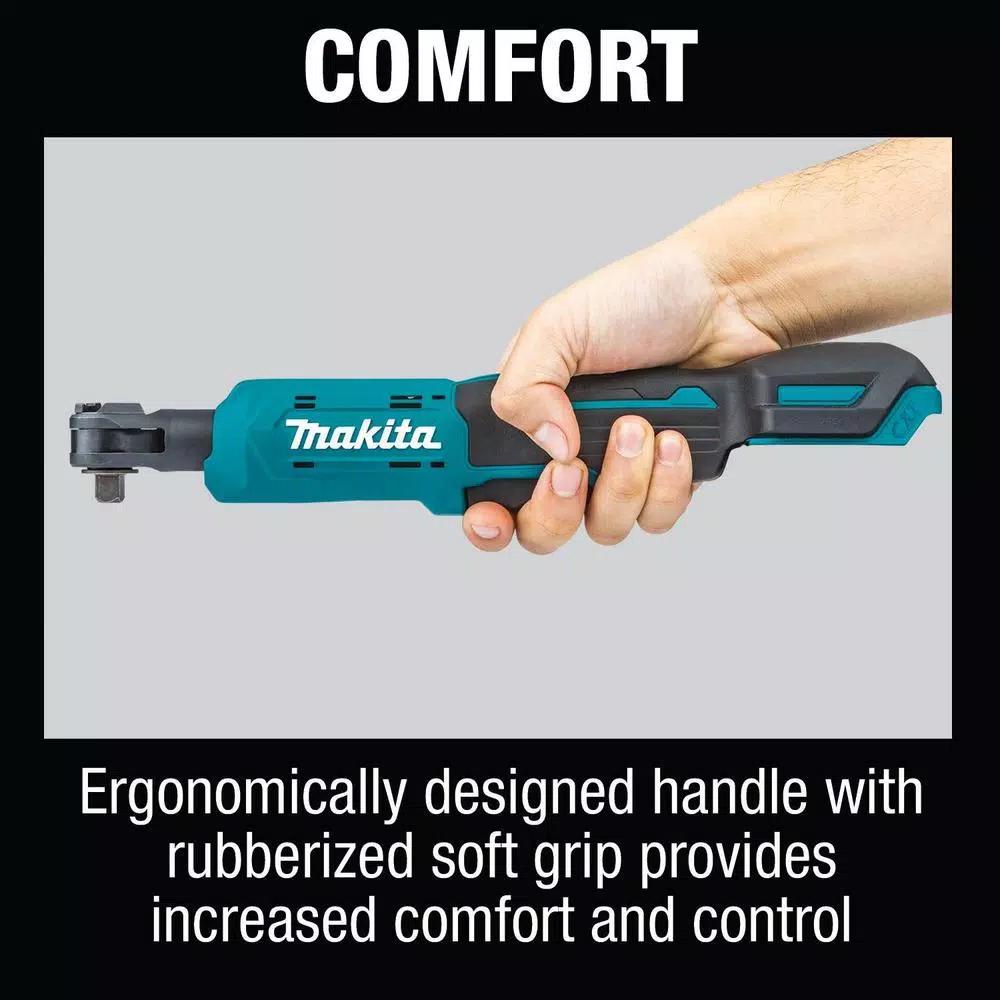 Makita 12V MAX CXT Cordless 3/8 in. and 1/4 in. Sq. Drive Ratchet, Tool Only