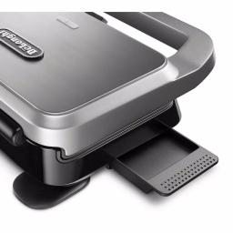 DeLonghi De'Longhi Livenza Compact 3-in-1 Indoor Grill, Sandwich Maker & Waffle Maker, 50 sq. in., Stainless Steel thumbnail 5