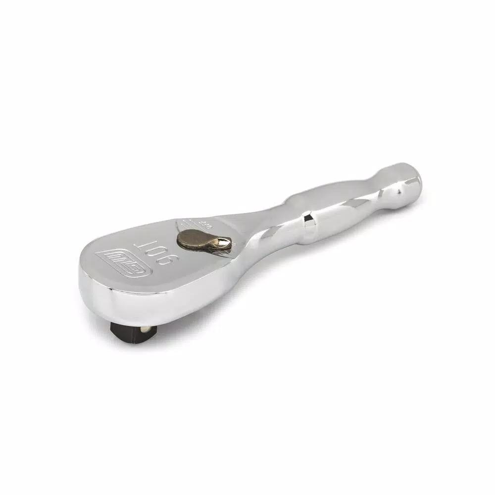 GEARWRENCH 3/8 in. Drive 90-Tooth 4-3/4 in. Stubby Teardrop Ratchet
