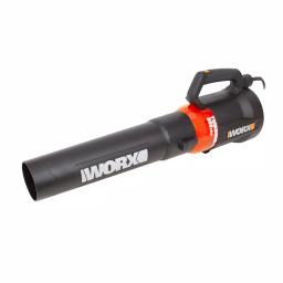 Worx 12 Amp Electric Turbine Handheld Leaf Blower, 800 CFM, 135 MPH thumbnail 1