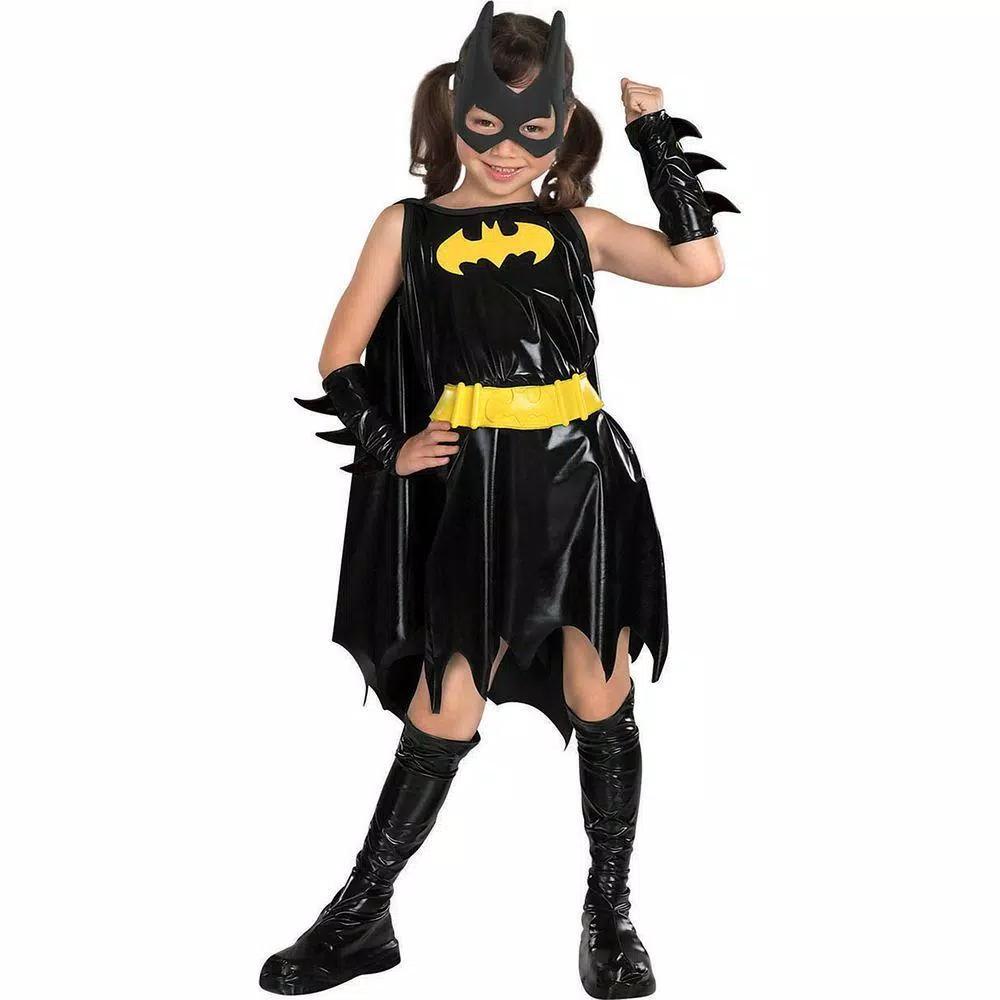 Rubie's Costumes Deluxe Batgirl Child Costume - Black and Yellow Halloween Dress Set