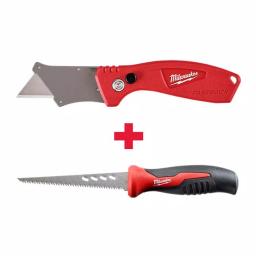 Milwaukee FASTBACK Compact Flip Utility Knife and 6 in. Fixed Jab Saw Set thumbnail 6