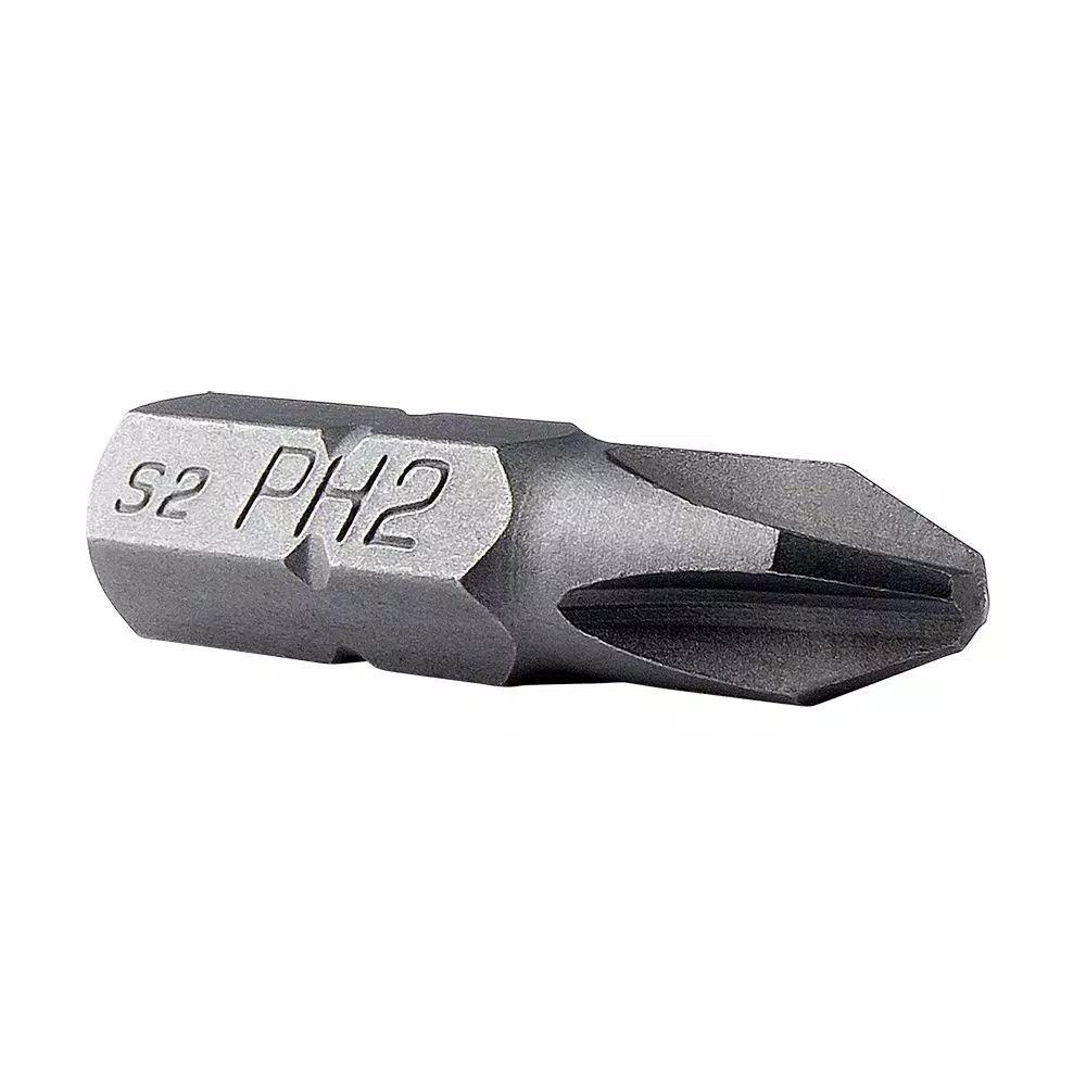 ToolPro 50-Piece #2 Phillips Bit Tips in Interlocking Storage Box