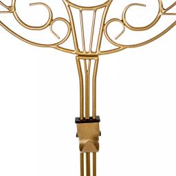 Village Lighting Company 19 in. Gold Antler Adjustable Wreath Hanger, Durable Wrought Iron thumbnail 2