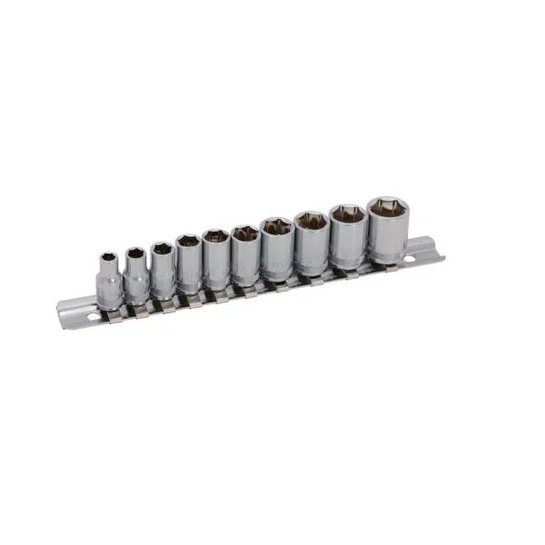 Steelman 10-Piece 1/4 in. Drive 6-Point Metric Socket Set