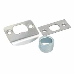Baldwin Prestige Alcott Satin Nickel Passage Door Knobs, 4-Pack thumbnail 4
