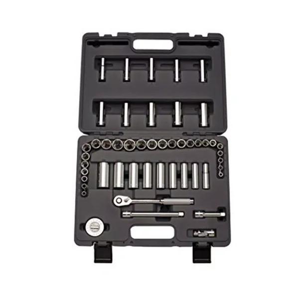 Wright Tool 49-Piece 1/4 in. Drive 6-Point Metric and SAE Deep Socket Set