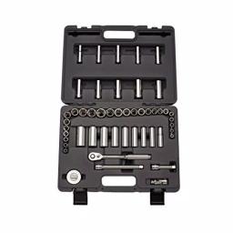 Wright Tool 49-Piece 1/4 in. Drive 6-Point Metric and SAE Deep Socket Set thumbnail 1