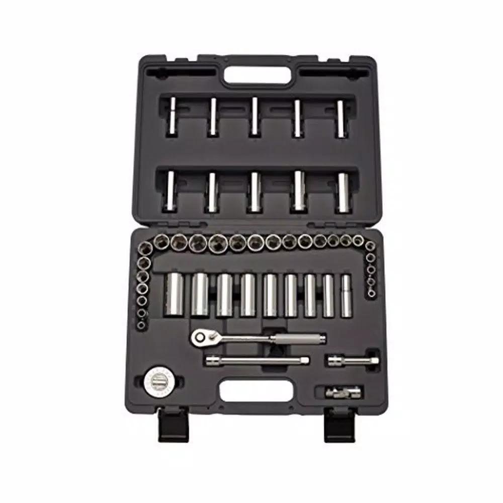 Wright Tool 49-Piece 1/4 in. Drive 6-Point Metric and SAE Deep Socket Set
