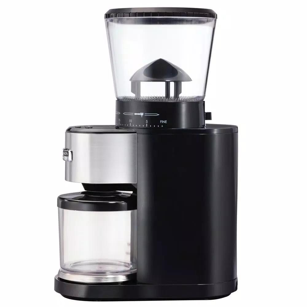 Hamilton Beach Professional Conical Burr Digital Coffee Grinder, 39 Grind Settings, Black & Stainless Steel