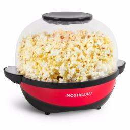 Unbranded 750W Red Stirring Popcorn Machine with 6 Qt. Bowl and Butter Melter thumbnail 1