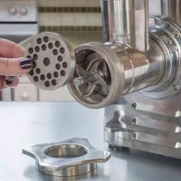 Sportsman Buffalo Tools Commercial Grade 250W Stainless Steel Electric Meat Grinder with Sausage Attachments thumbnail 2