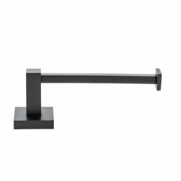 Italia Trieste Matte Black Toilet Paper Holder - Modern Solid Brass Wall Mount thumbnail 6