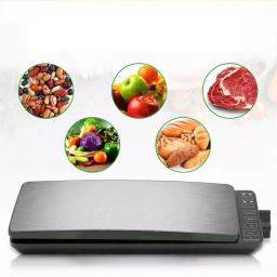 NutriChef Stainless Steel Electric Vacuum Sealer with Reusable Bags and Roll thumbnail 4