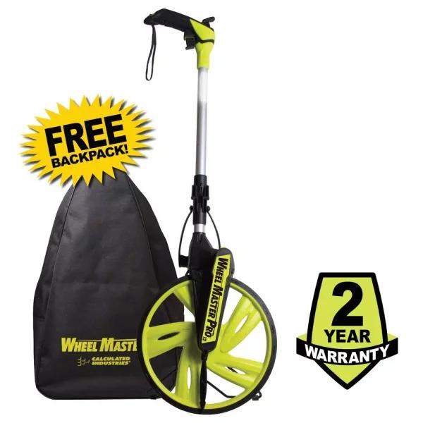 Calculated Industries Wheel Master Pro 12.5 in. Measuring Wheel with Backpack Carrying Case
