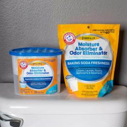 Arm & Hammer Moisture Absorber and Odor Eliminator Refills, Clean Burst Scent, 14 oz. (2-Pack) thumbnail 8