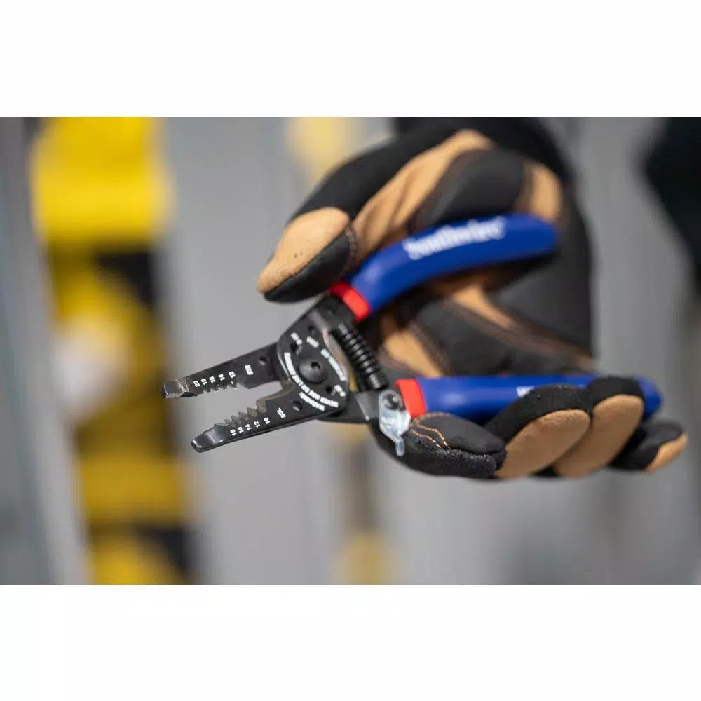 Southwire S1018SOLUS Ergo Wire Stripper and Cutter, 10-18 AWG Solid, 12-20 AWG Stranded