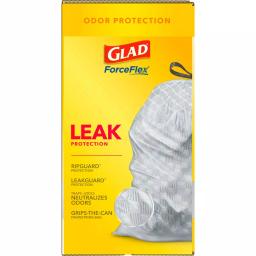Glad ForceFlex 13 Gallon Tall Kitchen Drawstring Trash Bags, OdorShield, 110 Count thumbnail 11