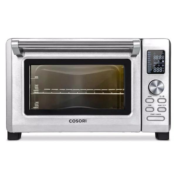 Cosori 25L Convection Toaster Oven with Stainless Steel Finish and Rotisserie Set