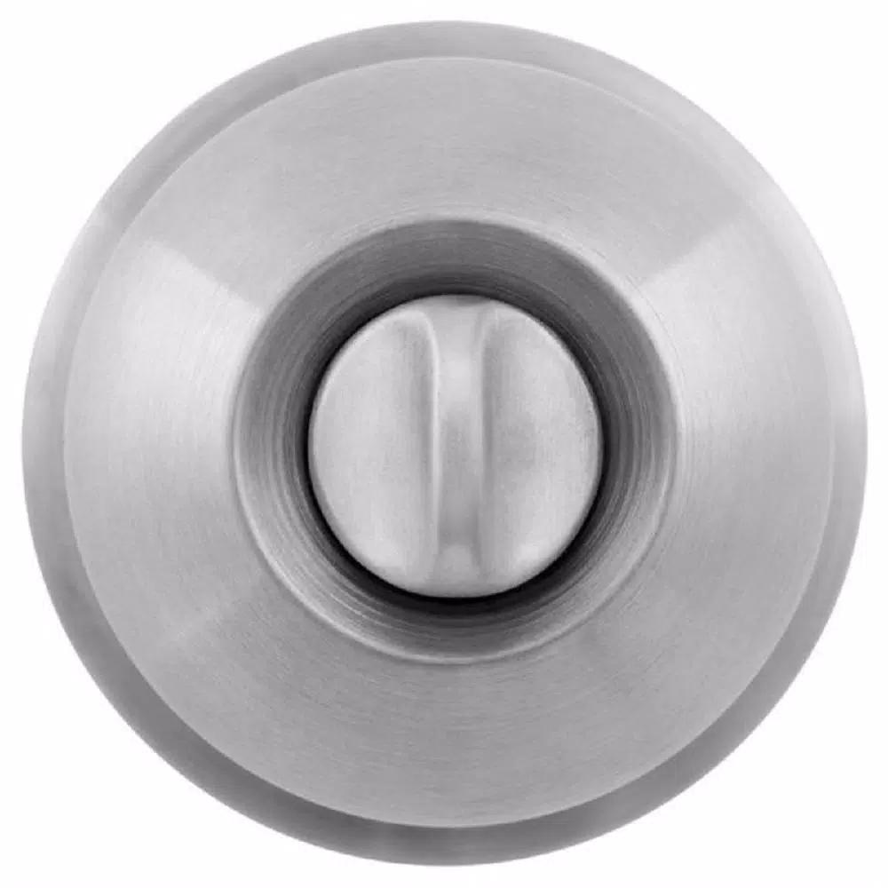 Universal Hardware ANSI Grade 2 Satin Chrome Privacy Bed/Bath Door Knob