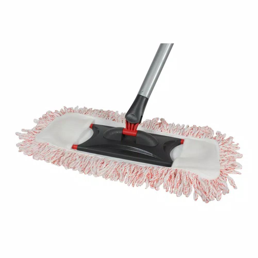 Rubbermaid Flexible Microfiber Dust Mop with Bending Handle for Hardwood and Laminate