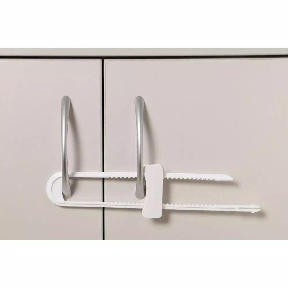 Dreambaby Cabinet Sliding Locks, Child Safety Locks for Cupboards and Cabinets (6-Pack)