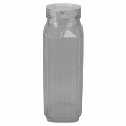 Unbranded Embellished 60.8 fl. oz. Clear Plastic Pitcher with No-Mess Pour Spout and Ergonomic Grip Handle thumbnail 3