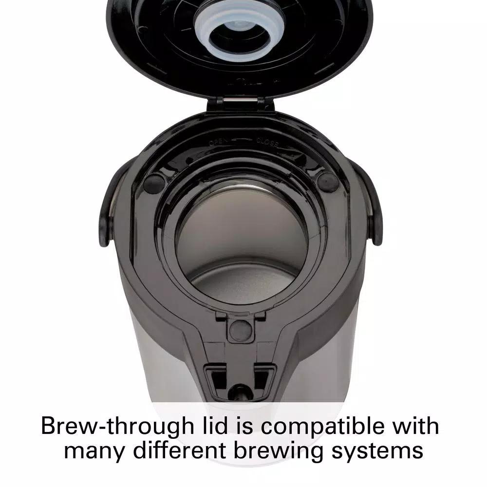 Proctor Silex 12.6-Cup Stainless Steel Airpot Coffee Urn, 3L Vacuum Insulated Beverage Server