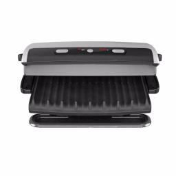 George Foreman 100 sq. in. Digital Indoor Grill and Panini Press with Removable Nonstick Plates, Silver thumbnail 7