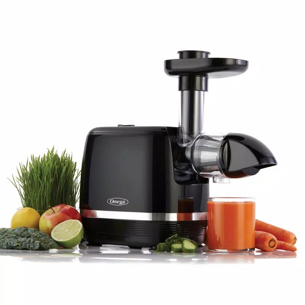 Omega H3000R Cold Press 365 Horizontal Masticating Juicer - Black