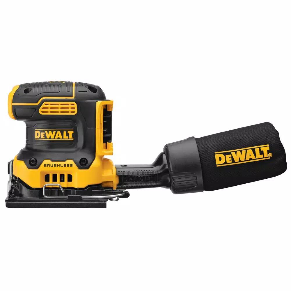DEWALT 20V MAX XR Brushless 1/4 Sheet Variable Speed Cordless Sander with 3.0 Ah Battery