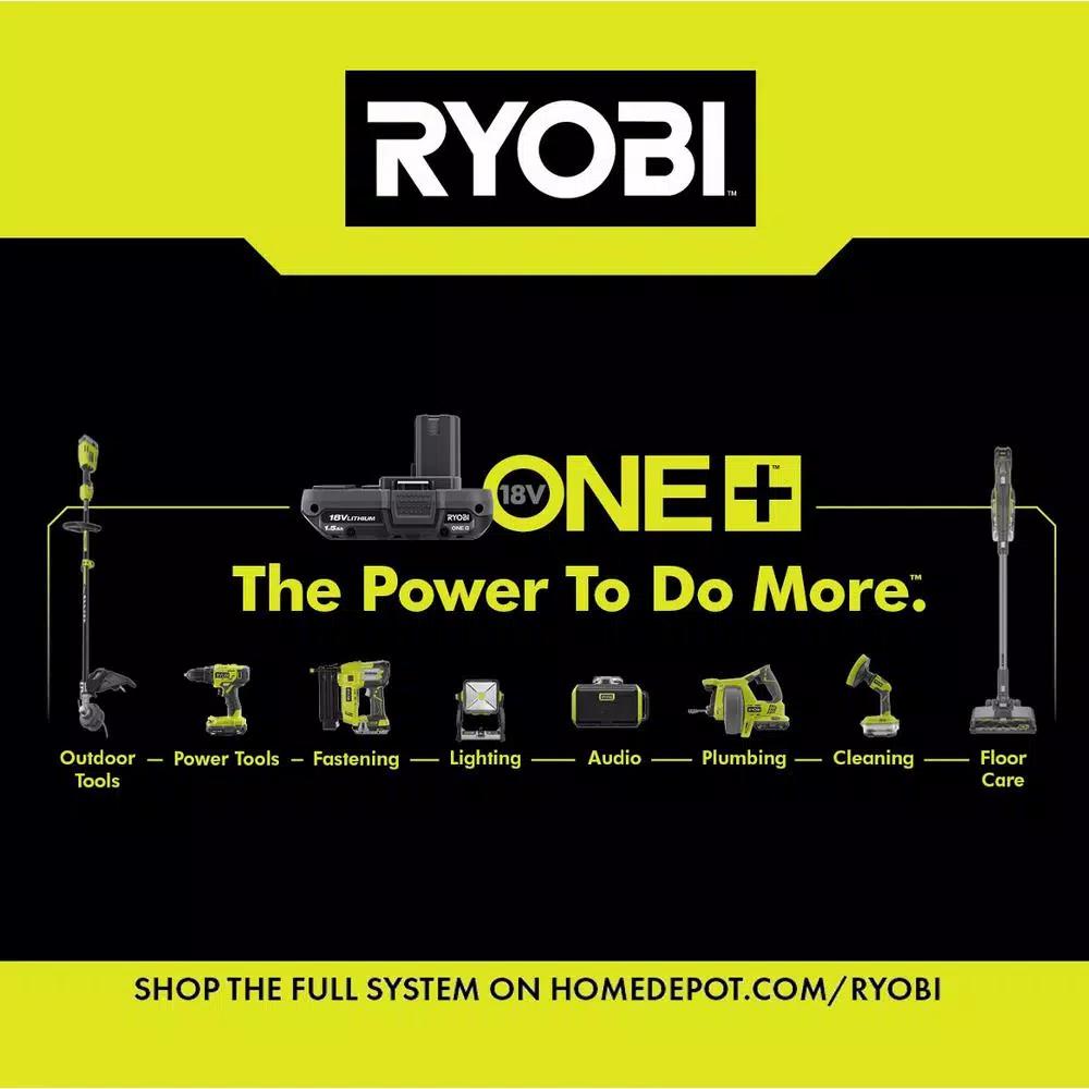 RYOBI 18V ONE+ 10 in. Cordless Orbital Buffer with 4 Buffing Bonnet Set