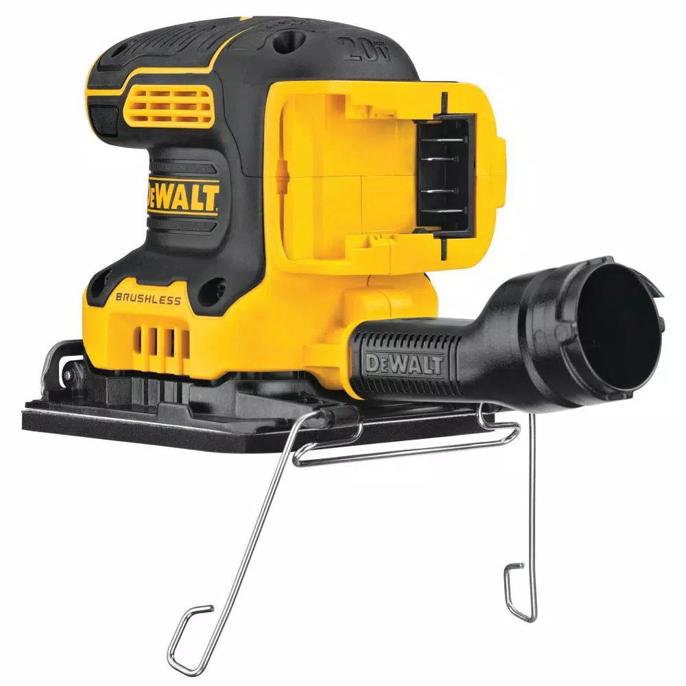 DEWALT 20V MAX XR Brushless 1/4 Sheet Variable Speed Cordless Sander with 3.0 Ah Battery