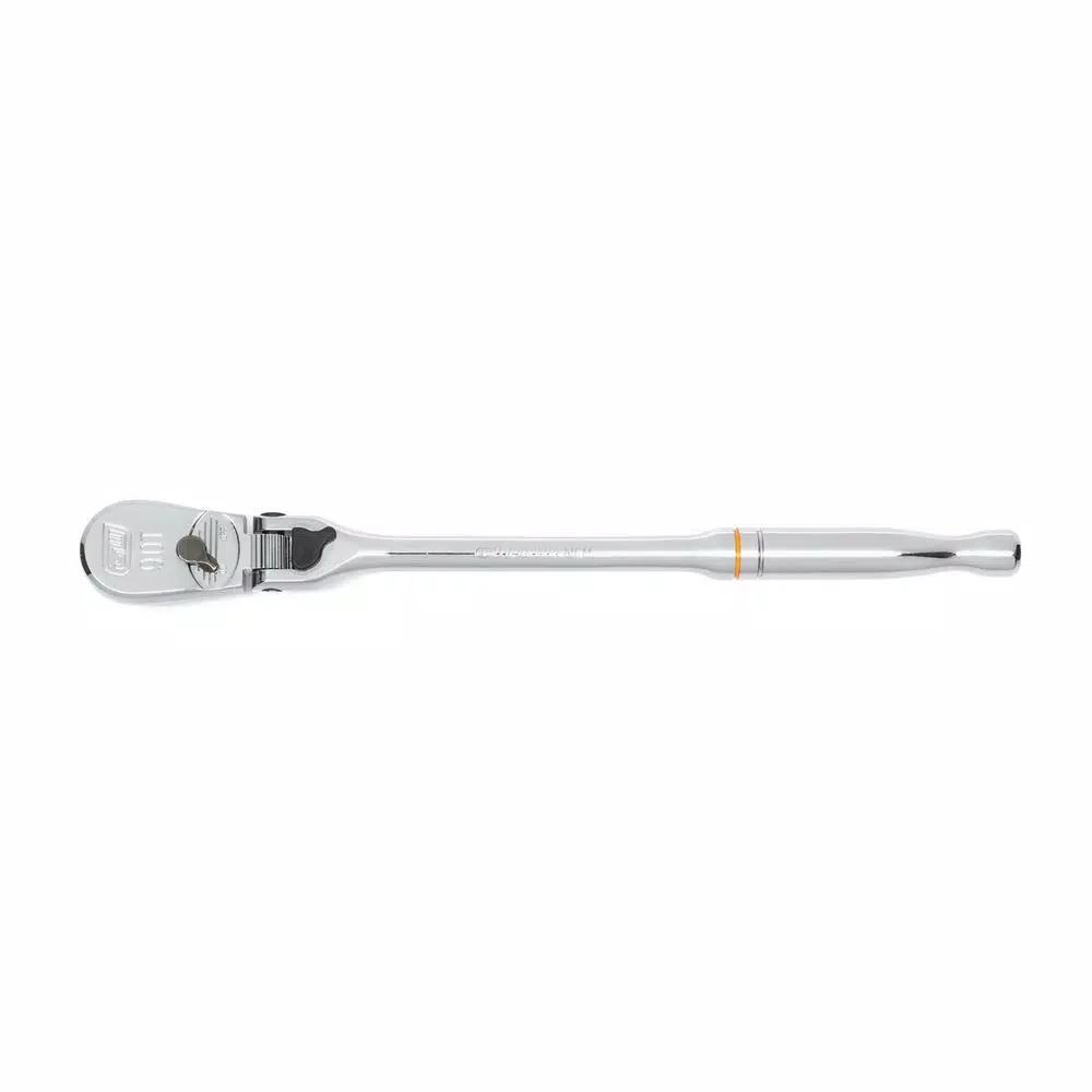GEARWRENCH 90-Tooth Locking Flex Head Teardrop Ratchet Set, 1/4 in. and 3/8 in. Drive, 2-Piece