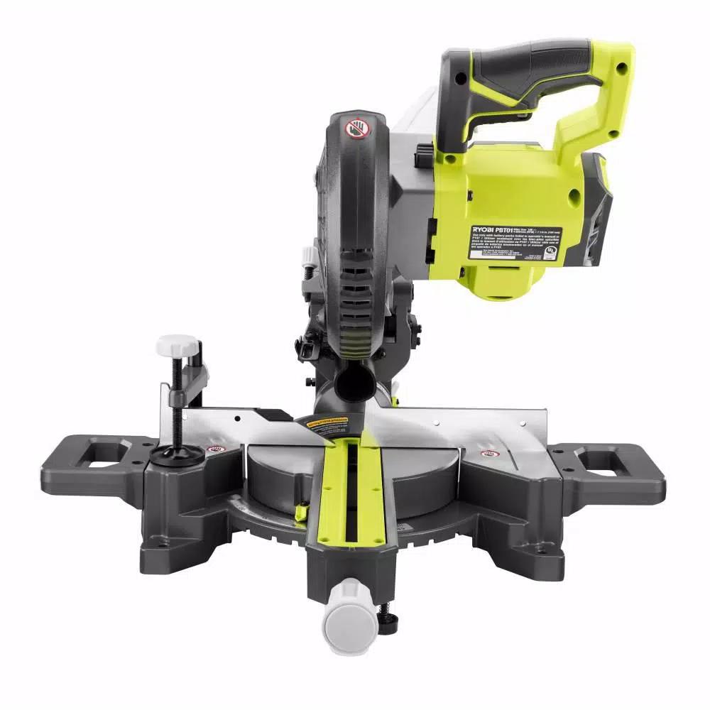 RYOBI 18V ONE+ 7-1/4 in. Sliding Compound Miter Saw, Cordless
