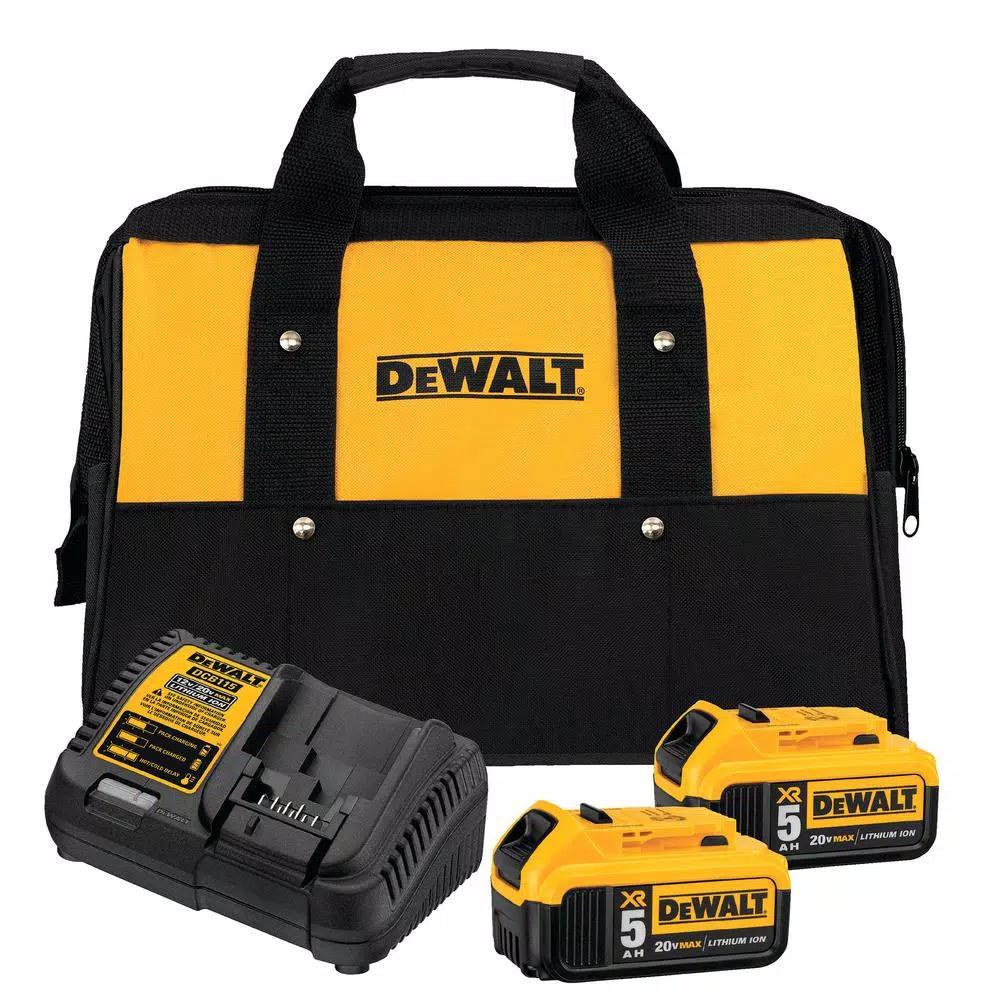 DEWALT 20V MAX XR Brushless 3-Speed 1/4 in. Impact Driver Kit with (2) 5.0 Ah Batteries and Charger