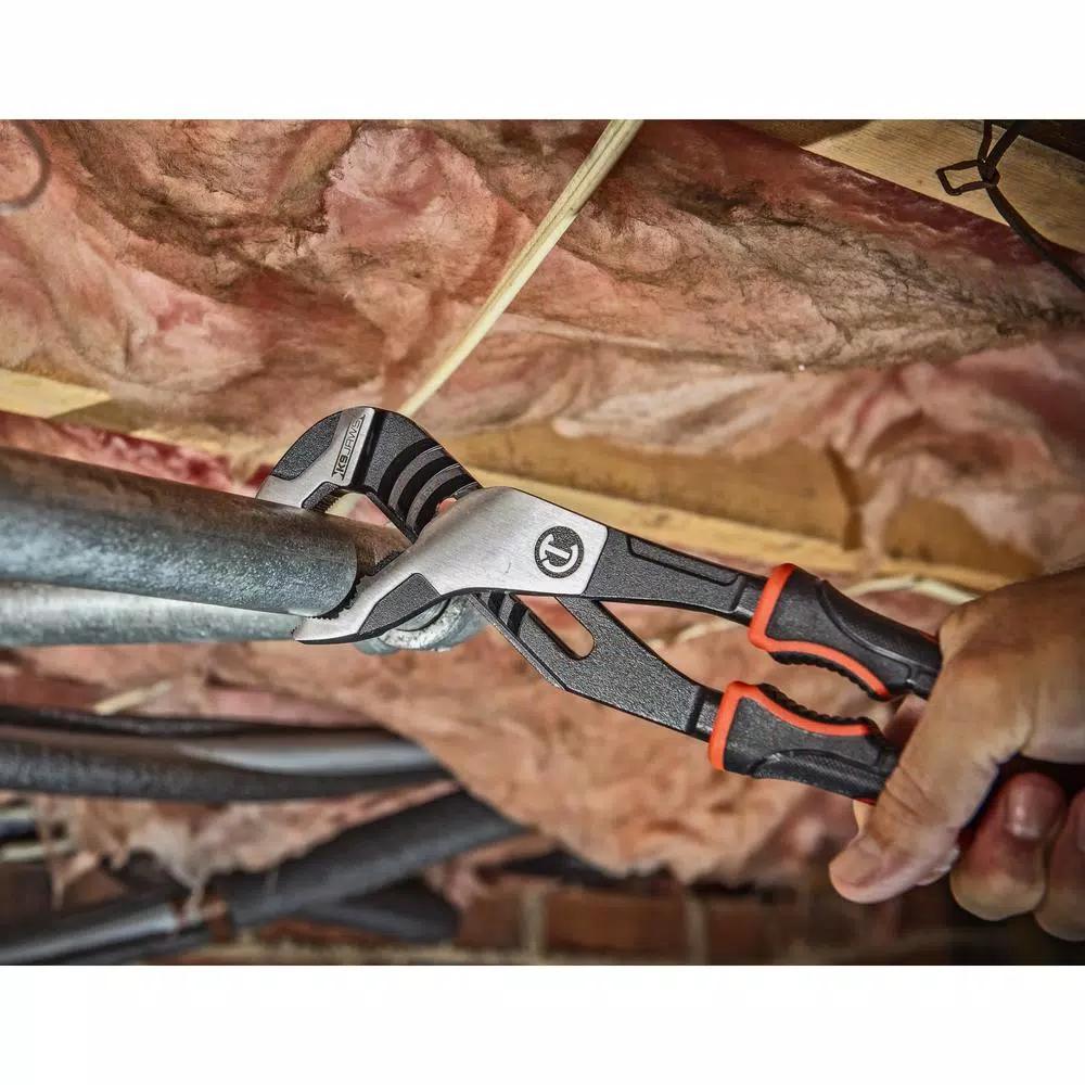 Crescent Z2 10 in. K9 V-Jaw Dual Material Tongue and Groove Pliers