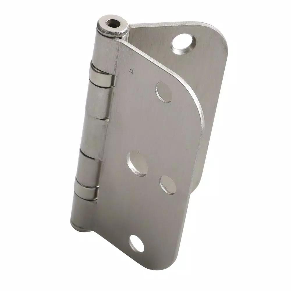 Everbilt 3-1/2 in. Satin Nickel Ball Bearing Door Hinge 3-Pack