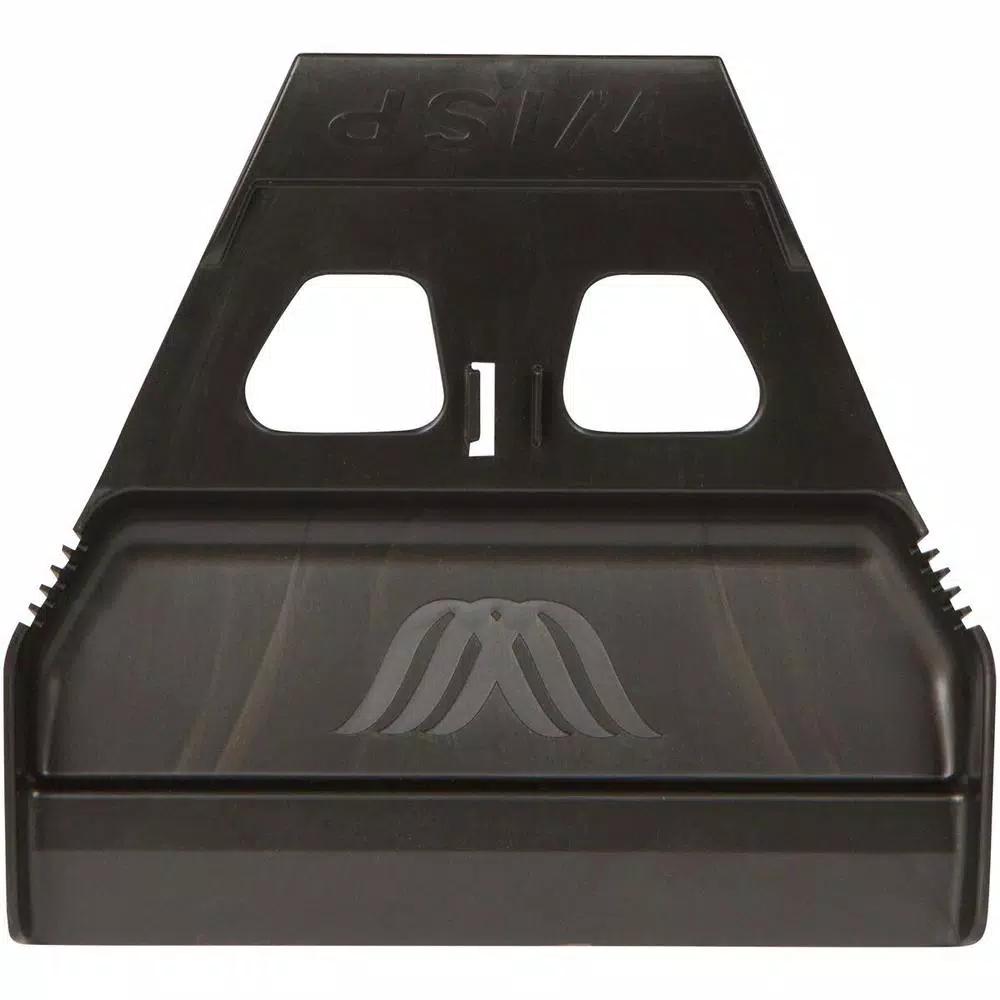 WISP miniWISP 6 in. Gray Whisk Broom and 7 in. Plastic Dustpan Set with Electrostatic Bristle Seal Technology