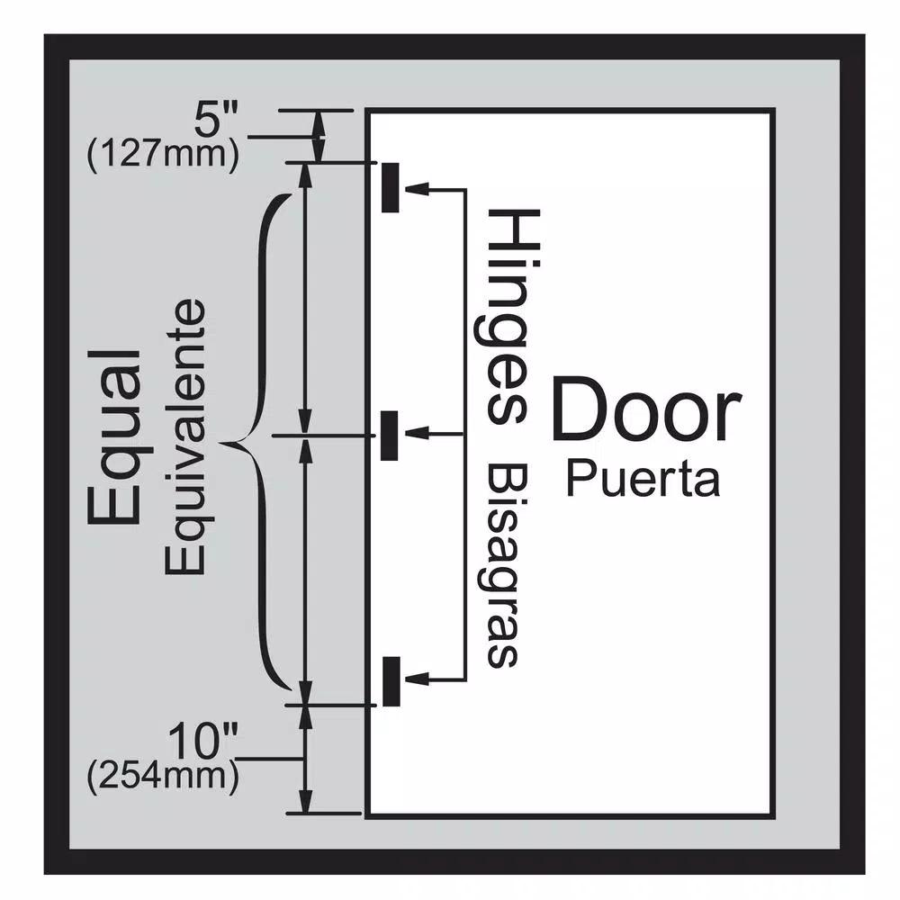 Everbilt 3-1/2 in. x 5/8 in. Radius Oil-Rubbed Bronze Smooth Action Steel Door Hinge
