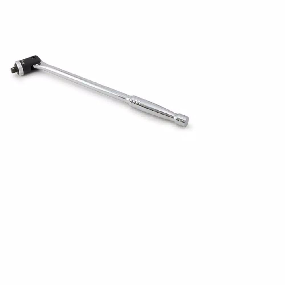 TITAN 24 in. 1/2 in. Drive Ratcheting Breaker Bar with 180 Degree Swivel Head