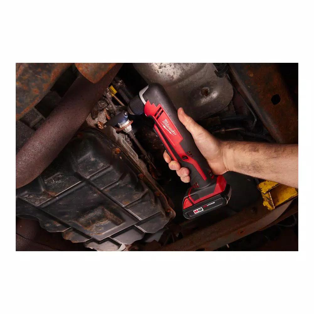 Milwaukee M18 18V Cordless 3/8 in. Right Angle Drill Kit with 5.0 Ah Battery and Charger