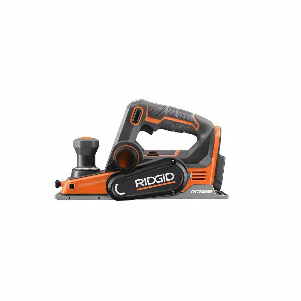 RIDGID 18V OCTANE Cordless Brushless 3-1/4 in. Hand Planer Kit with 4.0 Ah Battery and Charger