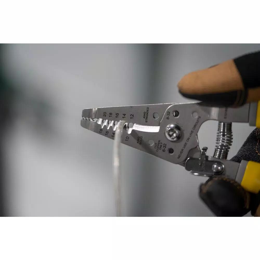 Southwire Ergo S1018SOL Wire Stripper 10-18 AWG, Stainless Steel Shear Blades