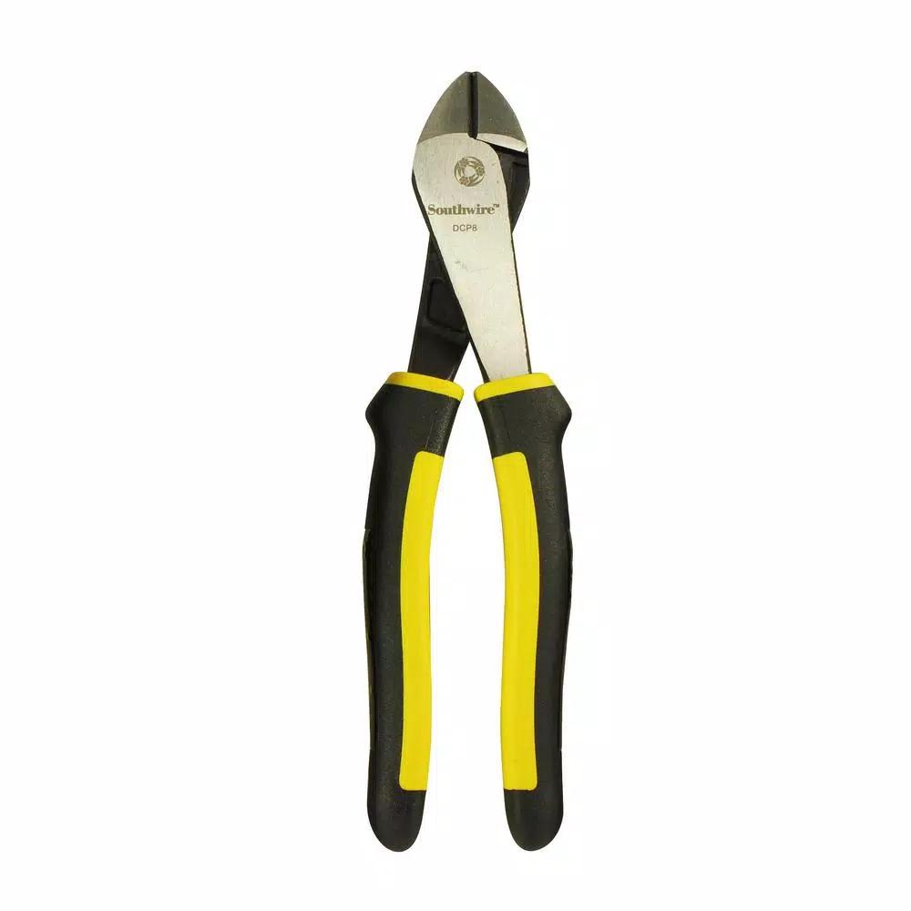 Southwire 8 in. Hi-Leverage Diagonal Cutting Pliers, Drop Forged 6150 Alloy Steel