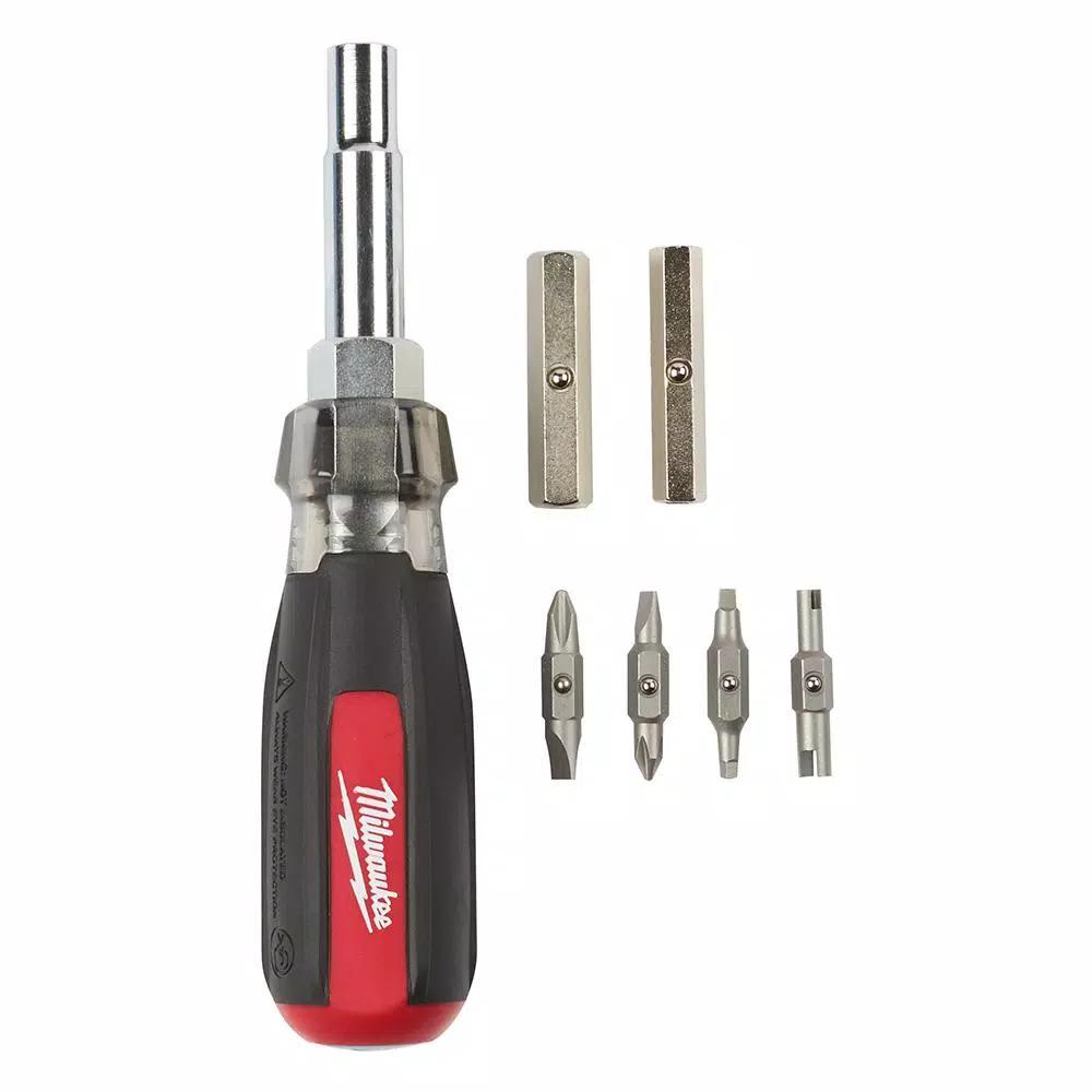 Milwaukee 3-Piece Hand Tool Set: 6 in. Jab Saw, 12 ft. Tape Measure, and 13-in-1 Multi-Tip Screwdriver